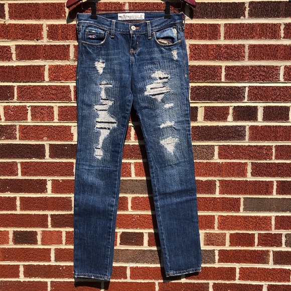 Buy 2 Get 1 Free: Hollister 100% Cotton Jeans - Picture 1 of 3